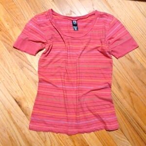 🙋Alternative Vintage Soft striped T shirt S M Great condition